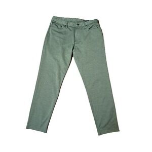 Bonobos Mens Athletic Fit Green Pants Size 33x32 Trousers‎ Casual Comfort
